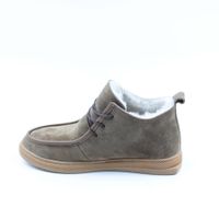 Короткі руді замшеві зимові черевики на шнурках GUERO, Рудий, 36