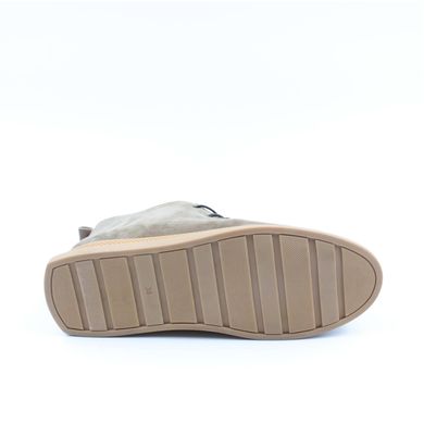 Купити Короткі руді замшеві зимові черевики на шнурках GUERO