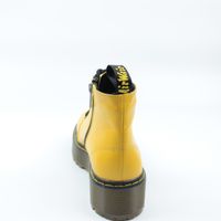 Короткие кожаные ботинки на толстой подошве Maria Sonet, Жёлтый, 39