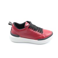 Повседневные женские красные кожаные спортивные туфли KENTO, Красный, 36