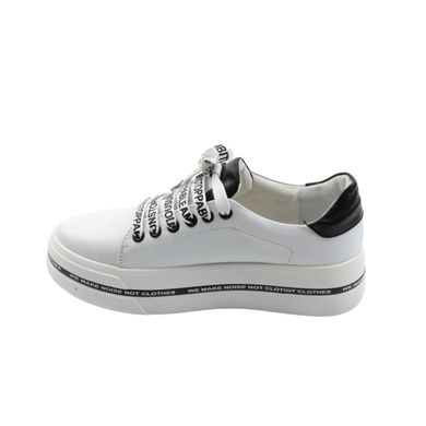 Купити Повсякденні білі шкіряні спортивні туфлі на товстій підошві Maria Sonet