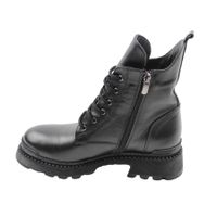 Зимові жіночі черевики на шнурках із оригінальною підошвою NOD TREND, Черный, 36