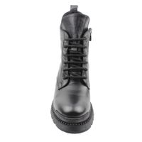 Зимові жіночі черевики на шнурках із оригінальною підошвою NOD TREND, Черный, 36