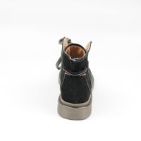 Замшеві демісезонні черевики на шнурках з відстрочкою Lonza, Черный, 39