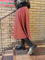 Високі жіночі шкіряні черевики "челсі" на стильній підошві PL, Черный, 36