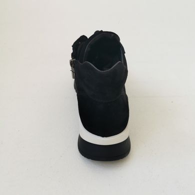 Купити Зимові чорні замшеві черевики кросівного типу Dino Vittorio