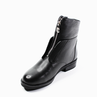 Короткі зимові шкіряні черевики Classic, Черный, 33