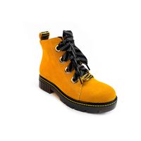 Стильные, яркие жёлтые ботинки на полиуретановой подошве Darini, Жёлтый, 38