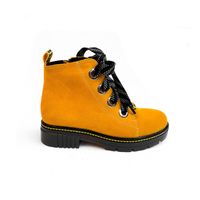 Стильні, яскраві жовті черевики на поліуретановій підошві Darini, Жовтий, 38