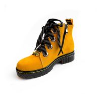 Стильні, яскраві жовті черевики на поліуретановій підошві Darini, Жовтий, 38