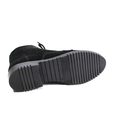 Купить Короткие зимние замшевые ботинки с отделкой в районе шнуровки KENTO