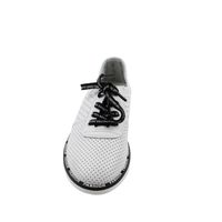 Легкі білі шкіряні мокасини без підкладки Allshoes, Білий, 39