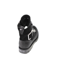 Замшевые ботинки с пряжкой AURA, Черный, 36
