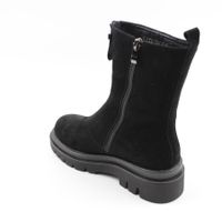 Зимние замшевые высокие ботинки на толстой подошве VIDORCCI, Черный, 34