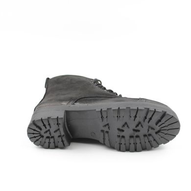 Купить Зимние чёрные ботинки из нубука на низком ходу Altura