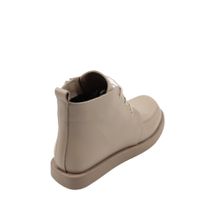 Женские короткие бежевые ботинки на сплошной низкой подошве Nod Trend, Бежевый, 36