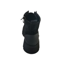 Зимові чорні замшеві черевики з оригінальним носком та п'ятою з матової шкіри Marcco, Черный, 36