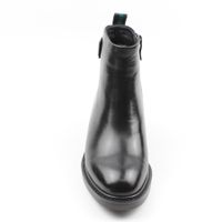 Зимові чорні класичні черевики на невеликому підборі VIDORCCI, Черный, 33