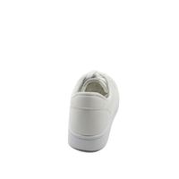 Стильные базовые белые кеды на шнурках SOPRA, Белый, 36